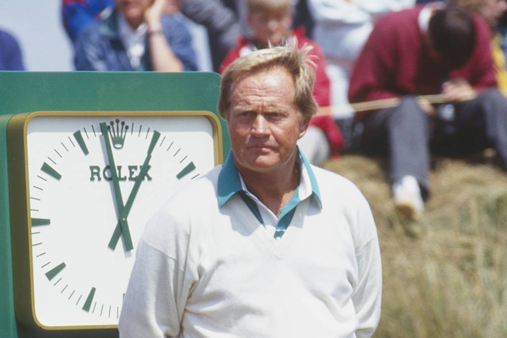 Jack Nicklaus at Royal St George's in 1991